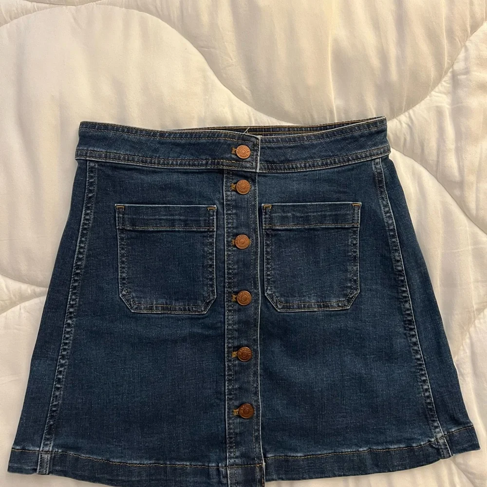 Madewell Denim A-Line Skirt - Picture 4 of 7